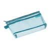 DESIGNPHIL Midori 41835006 Pen Case, Mesh Pen Pouch, Blue A