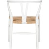 Poly and Bark Weave Chair in White