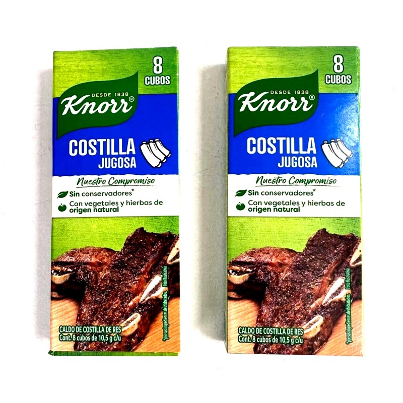 Knorr 2-Pk Costilla Jugosa Knorr Beef Rib Meat Seasoning Flavor