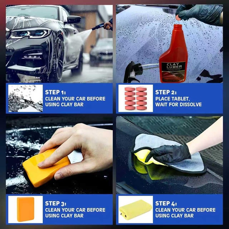 Greedy Tree Heavy Duty Auto Detailing Clay Bar Kit with
