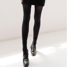 High-Elasticity 80 Denier All-Season Stockings 2-Pack (2 Colors) Black