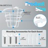 Happy Tree (10 Pack) White Fire Sprinkler Head Guard Cover