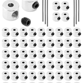 Zbssny 60 Pieces Pin Keeper, Pin Clasp Back Pin Badge with Wrench for Jewellery Brooch Name Plate 6 x 5 mm