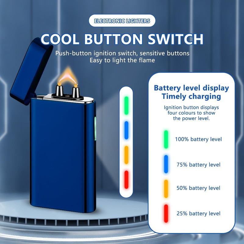 SKRFIRE Electric Arc Lighter – Windproof USB Rechargeable Plasma Torch