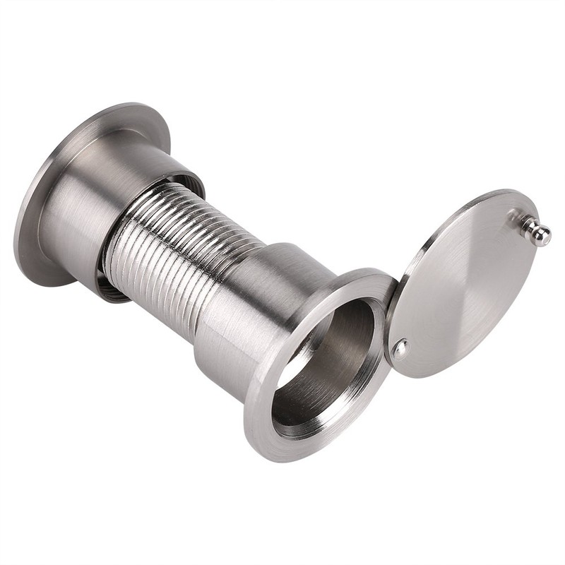 Peephole Door Viewer, Spy Hole with Rotating Privacy Screen, Door