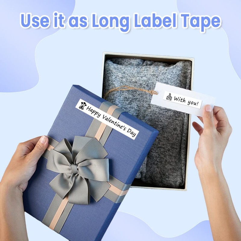 Phomemo D30 Continuous Label Tape - White Label Tapes, Thermal