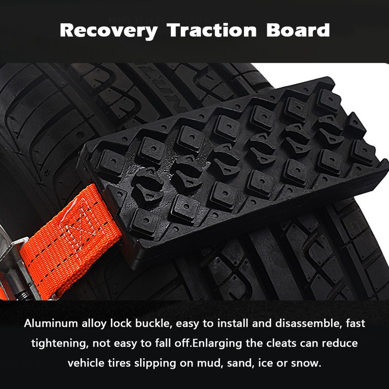 Car Recovery Traction Boards Mud Sand Snow Tire Ladder Off-Road