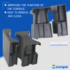 Osompar Console Center Cup Holder Insert Compatible with 2015 2016