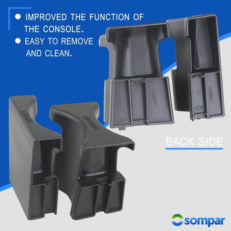Osompar Console Center Cup Holder Insert Compatible with 2015 2016