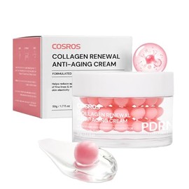 PDRN Collagen Renewal Anti-Aging Face Moisturizer Cream with Capsule Gel, Korean Skincare for Deep Hydration and Skin Repair, 50g, 1.7 fl oz