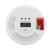 JKD-610 White Intelligent Voice CO Alarm Carbon Monoxide Alarm System