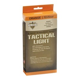 Tac Shield Tactical 12 Hour Light Stick (10-Pack), Orange, 6" (03086O)