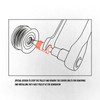 NIYATA Alternator Pulley Removal Tool 33 Teeth Alternator Pulley Bushing