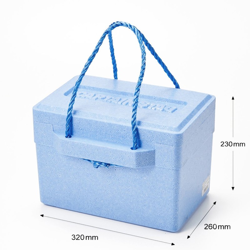 Captain Stag M-8169 Cooler Box, 2.8 gal (8 L), Styrofoam,