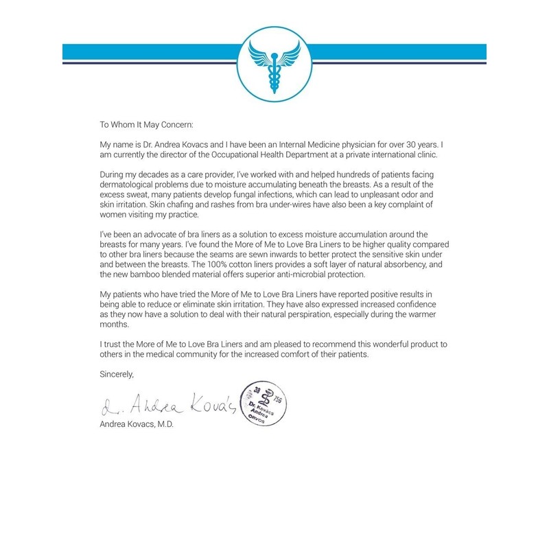 More of Me to Love Bamboo Bra Liner 3-Pack Small