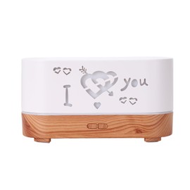 alumi Essential Oil Aromatherapy Diffuser high-Capacity Cool Mist Ultrasonic Humidifier Timers Night Lights with Fire Flame Effect,Auto Shut-Off