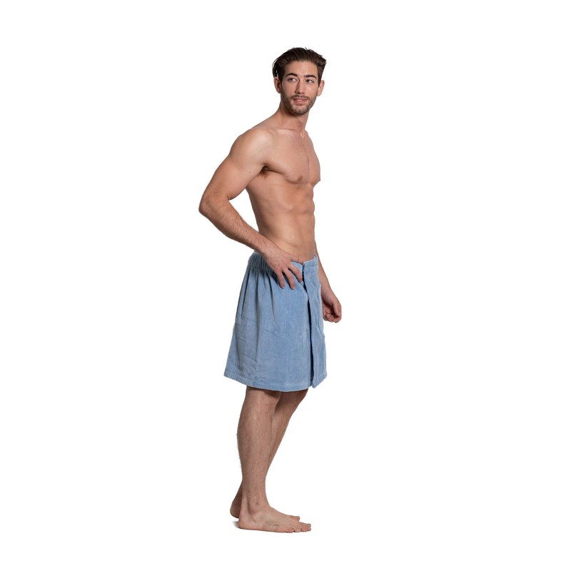 Turkuoise, toalla turca turca de algodón para hombre, de terciopelo,