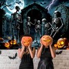 7 x 16 ft Halloween Garage Door Cover, Skull Garage