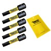 5 x SabreCut SCRSL532_5 32mm SL5 Slotted Magnetic Impact Screwdriver