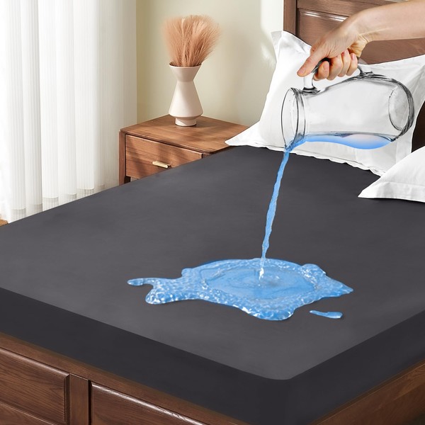 Twin Mattress Protector Waterproof, Breathable Mattress Cover Twin Size Bed,