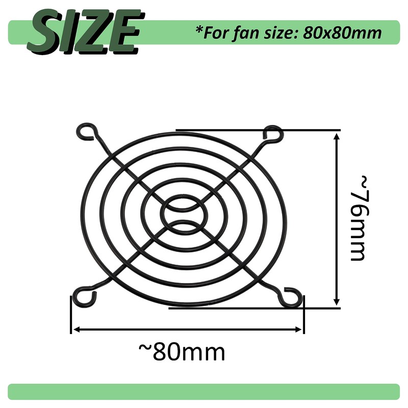 AERZETIX - C15106 - Set of 2 Protective Grilles for