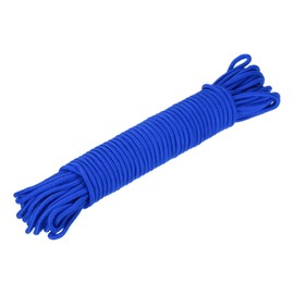 MECCANIXITY Polypropylene Rope Braid Cord 30M/98.5ft 8mm Dia Blue for Indoor Outdoor Camping Clothes Line