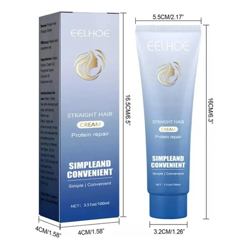 Mzhl - Crema Para Alisar El Cabello Para Hombres Y