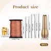 9pcs Leather Sewing Awl Kit Including 45m Waxed Thread and