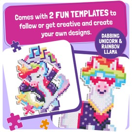 Fat Brain Toys Jixelz Magic Moves Art Set 1250 Pcs - Pixel Art Craft Kits for Kids, Joins Together Without Glue, Water or Ironing - Jigsaw Mosaic Tiles Arts and Crafts for Kids 6 Years Plus