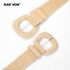 Waist Wow Woven Belts for Women Elastic Boho Braided Belt