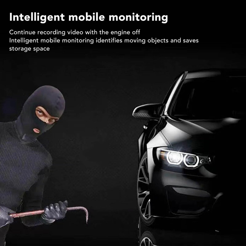 4K Dual Dash Cam with WiFi & GPS, 64GB Memory