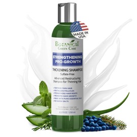 Anti-Hair Loss Natural Therapy Premium Organic_Sulfate-Free Caffeine Shampoo. Hair Growth Scalp Stimulating Botanical Formula.                        