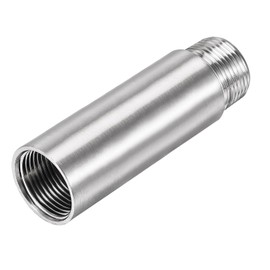 Recogwood Shower Head Extension Arm 4" Stainless Steel Shower Arm Extension G 3/4" Round Pipe for Bathroom Accessories (4")