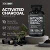 Activated Charcoal Pills – Derived from Coconut Shells – Black
