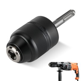 2-13MM Keyless Drill Chuck Adapter, 1/2-20UNF Detachable Heavy Duty Quick Change Drill Chuck with SDS Shank Adaptor Rotary Hammer Mental Conversion Tool for Electric Hand Drill Percussion Drilling