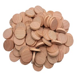 Wood Slices Natural Wood Wood Pieces Slicing Discs for DIY Crafts 50pcs