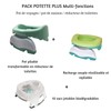 MULTIFUNCTIONAL POT: Travel Pot, Toilet Seat Reducer, House Pot with