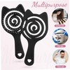 Ipetboom 3pcs Cat Ear Massage Comb Detangler Vent Hair Brushes