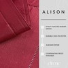 Elrene Home Fashions Alison Eyelet Border Design Cloth Wrinkle Resistant