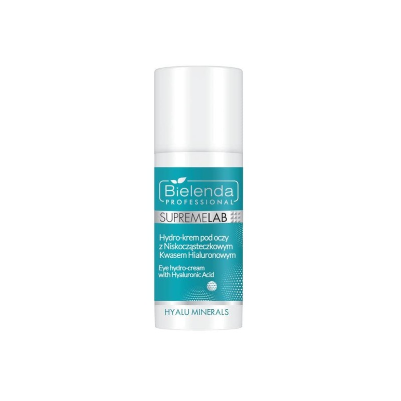 Bielenda Professional Supremelab Hyalu Minerals Hydro-Augencreme mit Hyaluronsäure, 15 ml