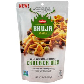 Bhuja Snacks Cracker Mix Gluten Free -- 7 oz - 2 pc