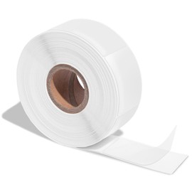 Aegis Adhesives - 1" X 2" Clear Label Stickers - Protective Label Covers for Barcodes and Addresses, Sealing Envelopes, and More (1 Roll, 500/Labels)