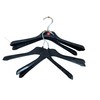 Children's Plastic Clothes Hangers 32 cm Black Set of 12