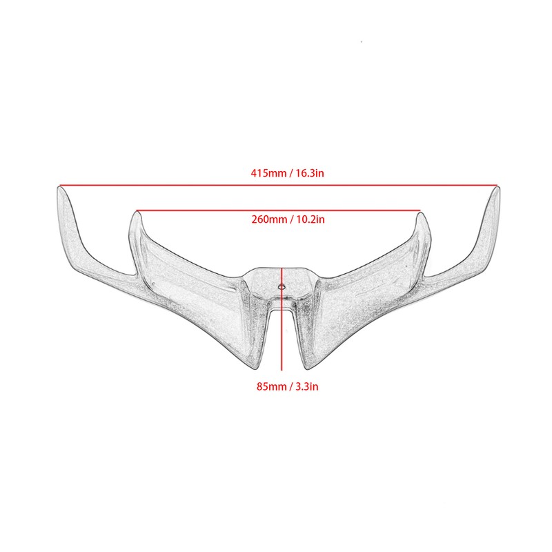 Front Fairing Aerodynamic Winglet Wing Cover Accessory Fit for Yamaha