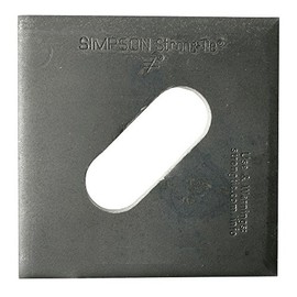 Simpson Strong-Tie BPS 1/2-6 - 1/2" Bolt Dia. 3" x 4-1/2" Bearing Plate Slotted