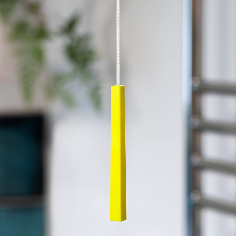 sleeklight Bathroom Light Pull Cord, String and Handle. Subtle Cube