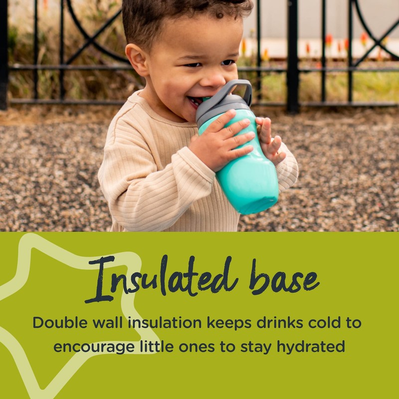 Tommee Tippee Insulated Sportee Toddler Water Bottle with Handle —