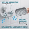 TAILI Soap Holder Soap Dish for Shower, Suction Cup Soap