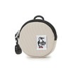 Chums CH60-3573 Men's Recycle Round Coin Case, beige, (greige)