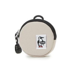 Chums CH60-3573 Men's Recycle Round Coin Case, beige, (greige)